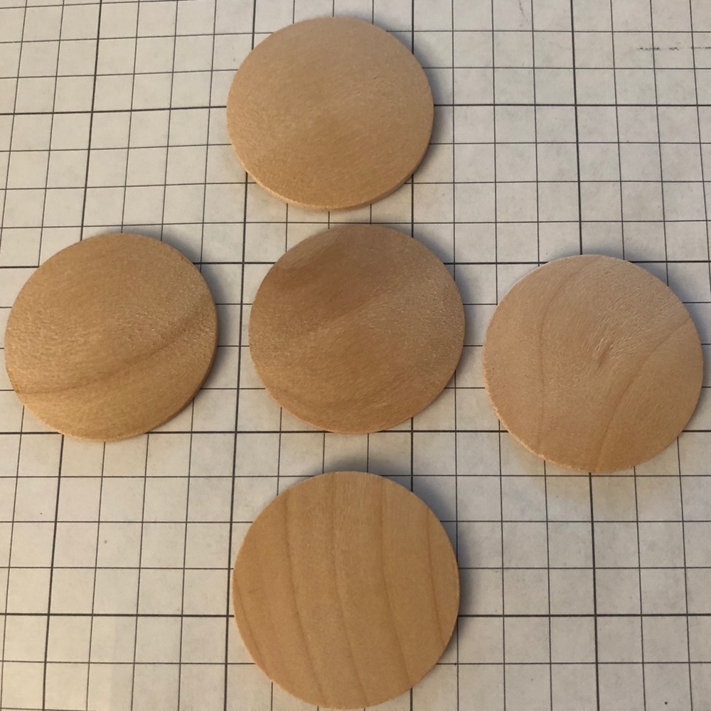 Close to My Heart Wooden Badge Buttons